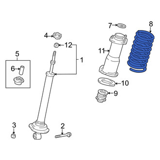 Lexus OE - Rear Coil Spring