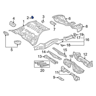Lexus OE - Body A-Pillar Bracket