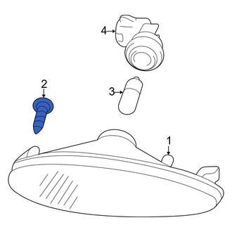 Lexus OE - Reflector Panel Screw