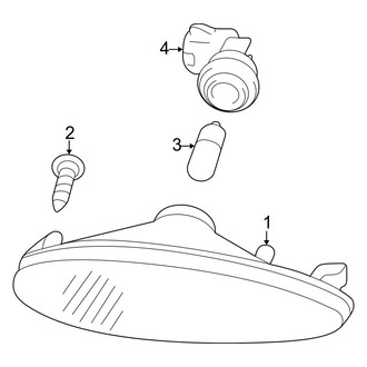 Lexus OE - Rear Lamps - Side Marker Lamps