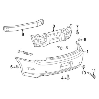 Lexus OE - Rear Bumper - Bumper & Components