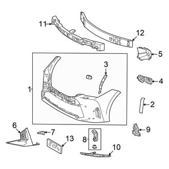 Lexus OE - Front Bumper & Grille - Bumper & Components