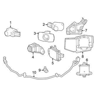 Lexus OE - Front Bumper & Grille - Electrical Components
