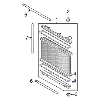 Lexus OE - Radiator Drain Plug