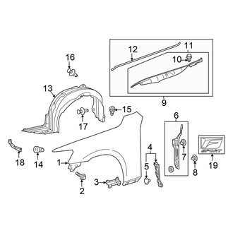 Lexus OE - Fender & Components