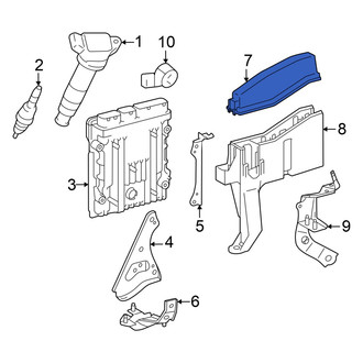 Lexus OE - Upper Engine Control Module (ECM) Cover