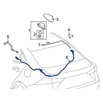 Lexus OE - Center Antenna Cable