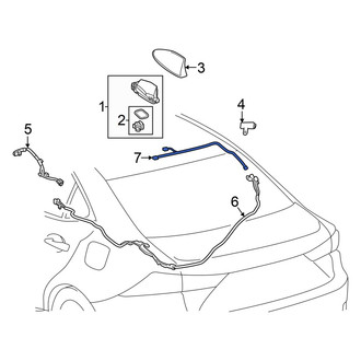 Lexus OE - Rear Antenna Cable
