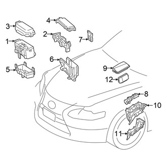 Lexus OE - Electrical - Fuse & Relay (Engine Compartment)