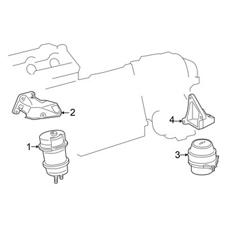 Lexus OE - Engine & Transmission Mounting (AWD)