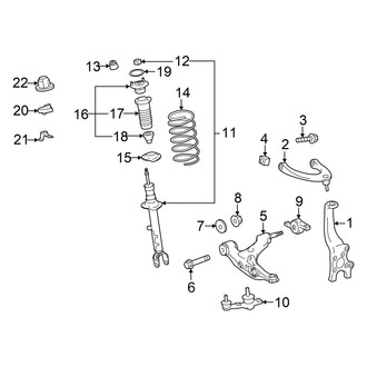 Lexus OE - Front Suspension - Suspension Components (RWD)