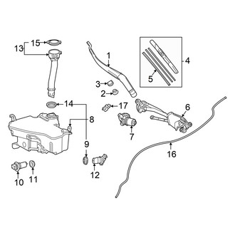 Lexus OE - Windshield - Wiper & Washer Components