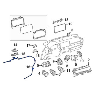 Lexus OE - GPS Navigation System Antenna Cable