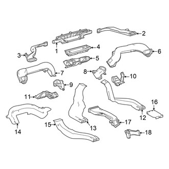 Lexus OE - Instrument Panel - Ducts