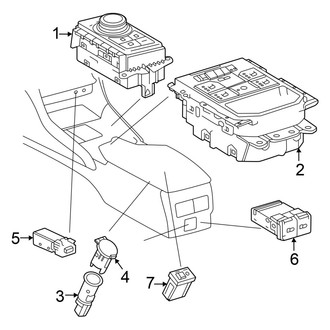 Lexus OE - Console - Electrical Components
