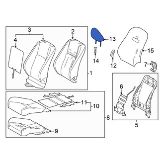 Lexus OE - Front Left Headrest