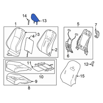 Lexus OE - Front Left Headrest