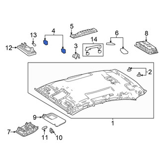 Lexus OE - Front Left Headliner Insulator