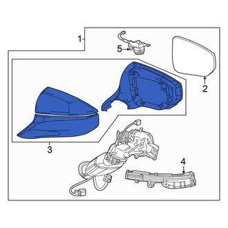 Lexus OE - Front Right Door Mirror Cover