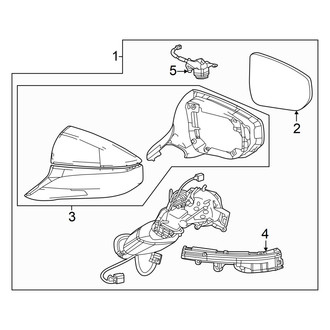 Lexus OE - Front Door - Outside Mirrors