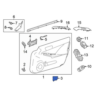 Lexus OE - Front Left Door Interior Trim Panel Cap