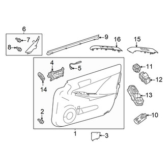 Lexus OE - Front Door - Interior Trim