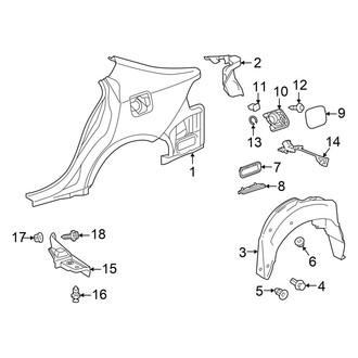 Lexus OE - Quarter Panel & Components