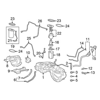 Lexus OE - Fuel System Components (F Sport / F Sport Design)