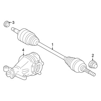 Lexus OE - Rear Suspension - Axle & Differential (F Sport / F Sport Design)