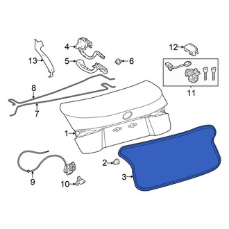 Lexus OE - Rear Deck Lid Seal
