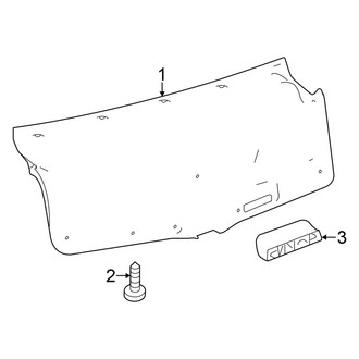 Lexus OE - Trunk Lid - Interior Trim