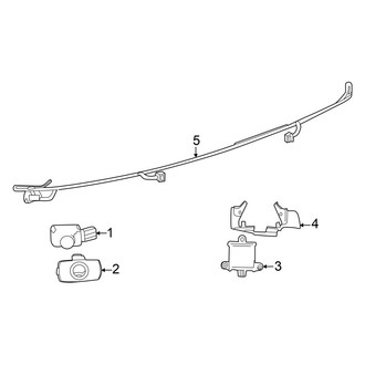 Lexus OE - Rear Bumper - Electrical Components