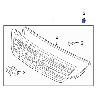 Lexus OE - Grille Nut