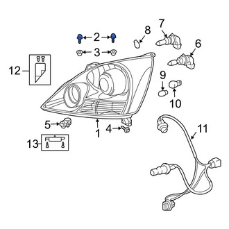 Lexus OE - Headlight Mounting Screw