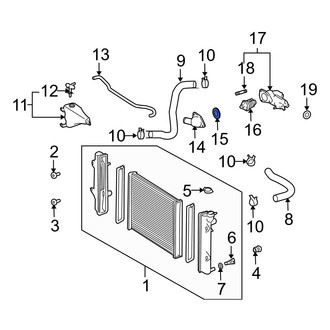 Lexus OE - Engine Coolant Thermostat Gasket