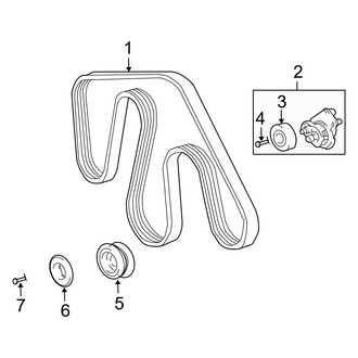 Lexus OE - Cooling - Belts & Pulleys
