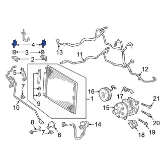 Lexus OE - Upper A/C Condenser Mount