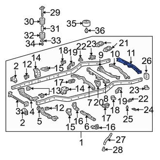 Lexus OE - Rear Frame Crossmember