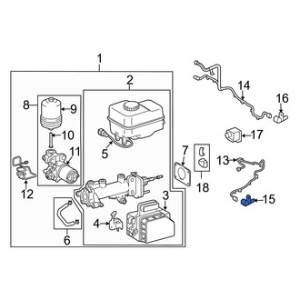 Lexus OE - Front Left ABS Wheel Speed Sensor