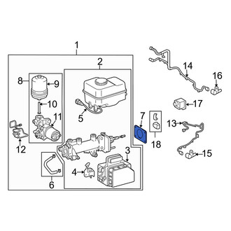 Lexus OE - Brake Master Cylinder Gasket