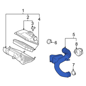 Lexus OE - Engine Air Intake Resonator