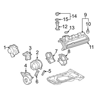 Lexus OE - Engine - Valve & Timing Covers
