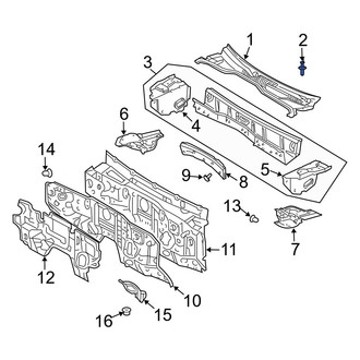 Lexus OE - Grille Retainer