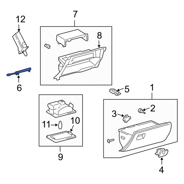 Glove Box Support