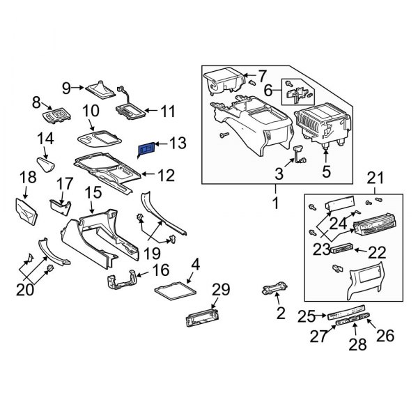 Console Trim Panel