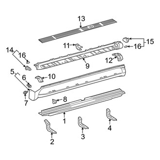 Lexus OE - Pillars, Rocker & Floor - Running Board