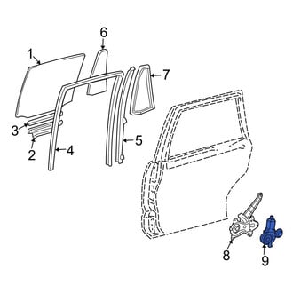 Lexus OE - Front Left Window Motor