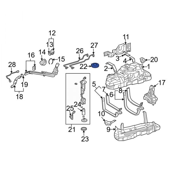 Fuel Tank Lock Ring