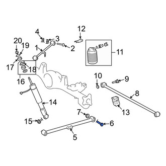 Lexus OE - Lower Suspension Control Arm Bolt