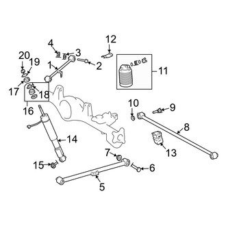 Lexus OE - Rear Suspension - Suspension Components